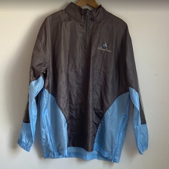 Disney Jackets & Blazers - Disney Parks Windbreaker Rain Jacket Pullover Vented ¼ Zip M/L